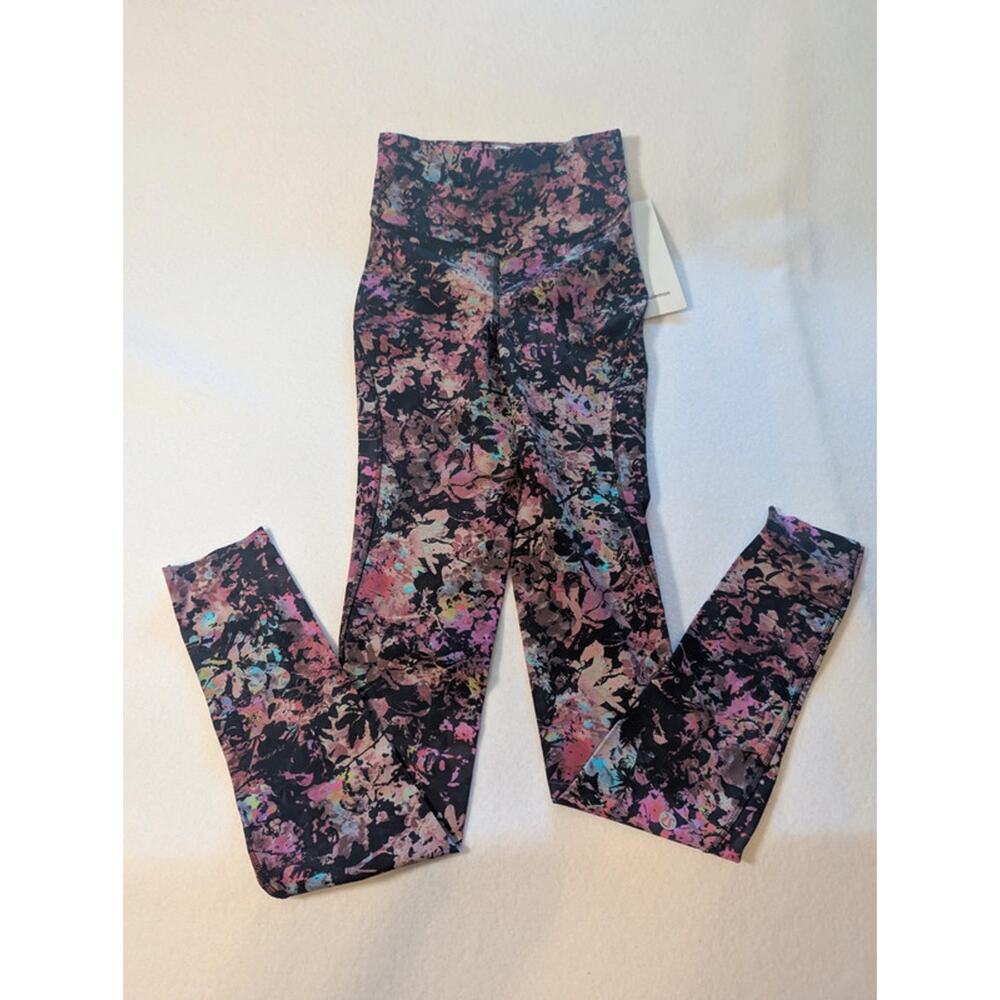 Lululemon Base Pace HR Tight 31” Floral Multi-Color Leggings Size 2 NWT SKU 210